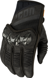 ICON Contra3* Gloves - Black - Medium 3301-4882