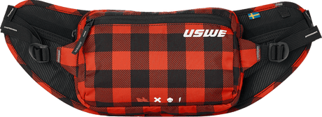 USWE Waist Hip Pack - 2L - Flannel Red 202083048