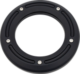 TRASK Assault Derby Cover with Window - Matte Black - Softail TM-0042MBK