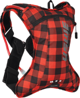 USWE Outlander Hydration Pack - 2L - Flannel Red/Black 202076048