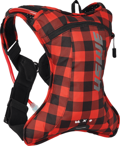 USWE Outlander Hydration Pack - 2L - Flannel Red/Black 202076048