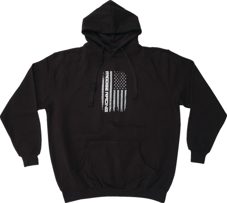 MOOSE OFFROAD Stars and Stripes Forever Hoodie - Black - Large 3050-6956