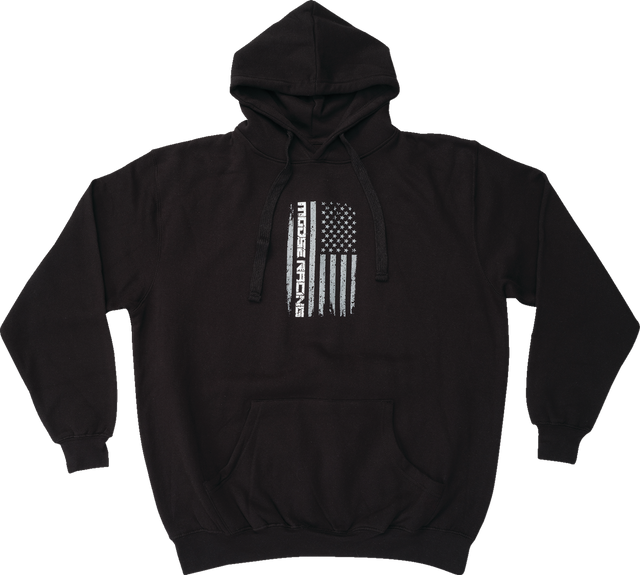 MOOSE OFFROAD Stars and Stripes Forever Hoodie - Black - Small 3050-6954