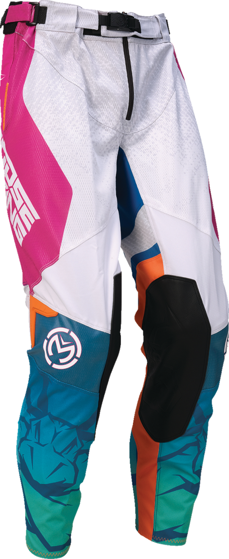 MOOSE OFFROAD Sahara Pants - Teal/Orange/Pink - US 38 2901-12077