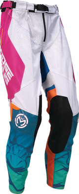 MOOSE OFFROAD Sahara Pants - Teal/Orange/Pink - US 42 2901-12079