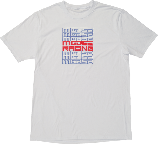 MOOSE OFFROAD Recurrence T-Shirt - White - XL 3030-24438
