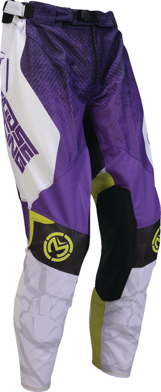 MOOSE OFFROAD Sahara Pants - Purple/Hi-Viz - US 34 2901-12086