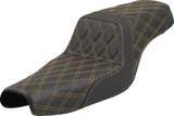 SADDLEMEN Step-Up Seat - Lattice Stitch - Gold Stitch - XL '04-'22 807-11-17507