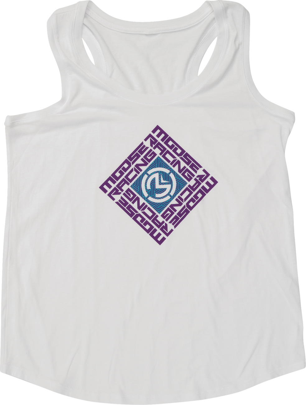 MOOSE OFFROAD Women's Spin Sync Tank Top - White - Medium 3031-4281