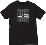 MOOSE OFFROAD Youth Recurrence T-Shirt - Black - Medium 3032-3797