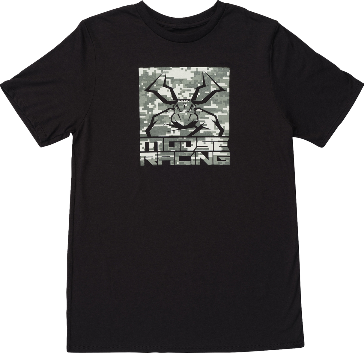 MOOSE OFFROAD Youth Agroid T-Shirt - Camo Black - Large 3032-3819