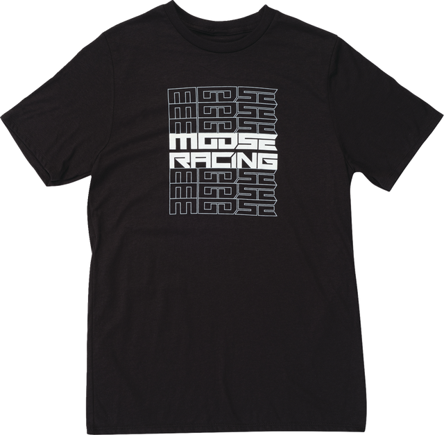 MOOSE OFFROAD Youth Recurrence T-Shirt - Black - Large 3032-3798