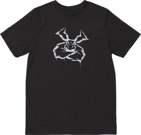 MOOSE OFFROAD Youth Agroid Grafitti T-Shirt - Black - Small 3032-3821