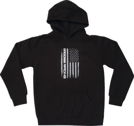 MOOSE OFFROAD Youth Stars and Stripes Forever Hoodie - Black - Small 3052-0702