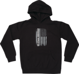 MOOSE OFFROAD Youth Stars and Stripes Forever Hoodie - Black - Medium 3052-0703
