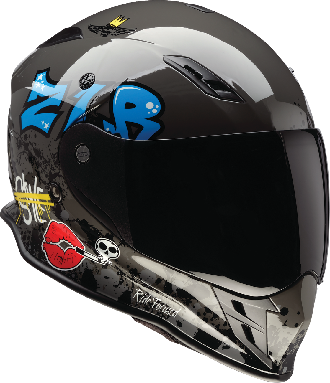 Z1R Nemesis Helmet - Distro - Gray - Small 0101-17858