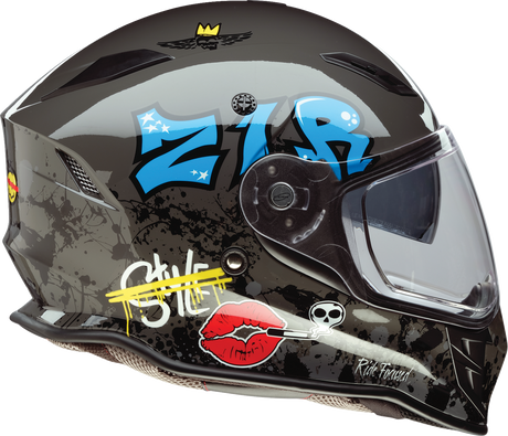 Z1R Nemesis Helmet - Distro - Gray - 2XL 0101-17862