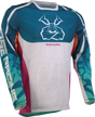 MOOSE OFFROAD Sahara Jersey - Teal/Orange/Pink - 3XL 2910-8344