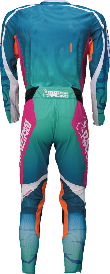 MOOSE OFFROAD Sahara Jersey - Teal/Orange/Pink - XS 2910-8338