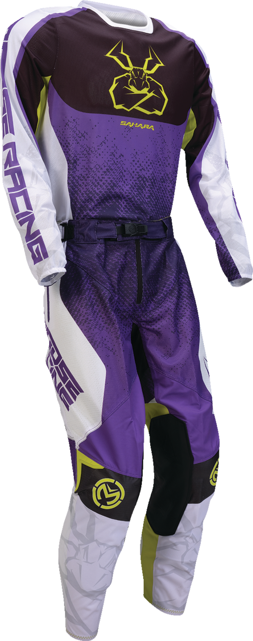MOOSE OFFROAD Sahara Jersey - Purple/Hi-Viz - XL 2910-8349
