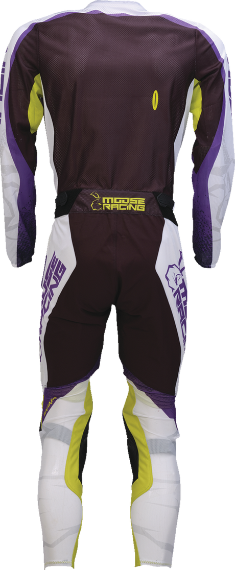 MOOSE OFFROAD Sahara Jersey - Purple/Hi-Viz - XS 2910-8345