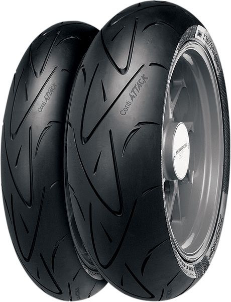 CONTINENTAL Tire - ContiSportAttack - Rear - 190/55ZR17 - (75W) 02443950000