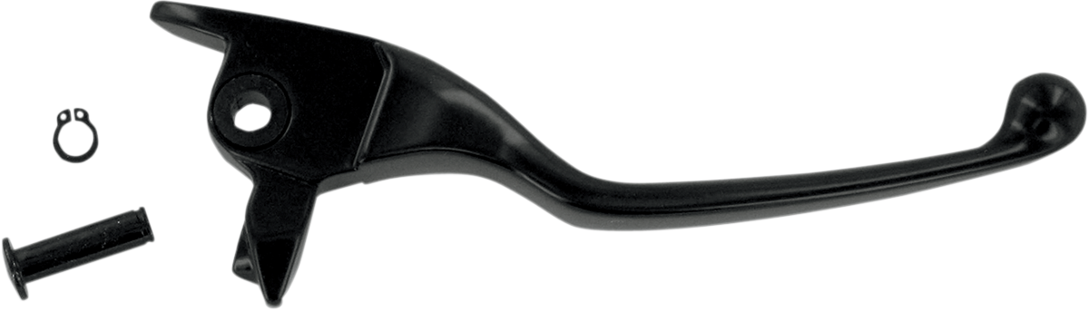 DRAG SPECIALTIES Brake Lever - Wide Blade - Black H07-0585B-B - Cycle City Outdoors