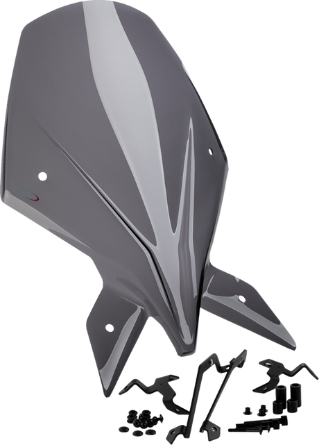 Puig Hi-Tech Parts 21907F New Generation Windscreen - Dark Smoke - 1390 Super Duke | Street
