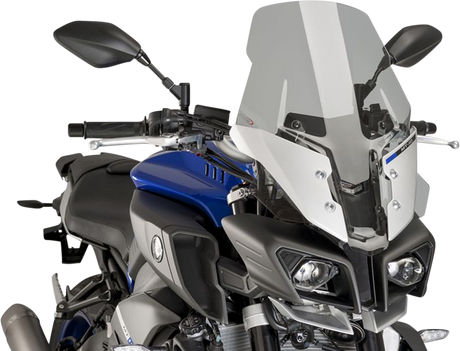 Puig Hi-Tech Parts 8918H New Generation Windscreen - 19-3/4" - Smoke - MT10 | Street