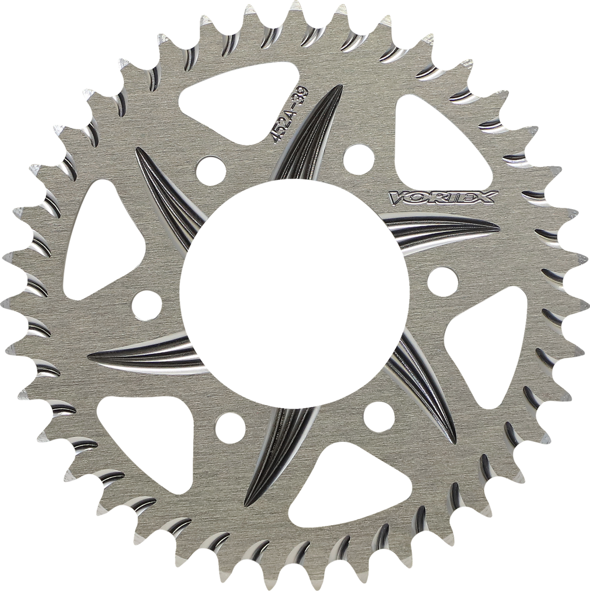 VORTEX 452A-39 Aluminum Rear Sprocket - 39 Tooth - Silver - Kawasaki | Adventure/Street