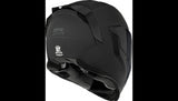 Icon - Airflite Dark Helmet - Black - XL - Cycle City Outdoors