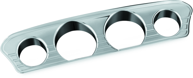 Kuryakyn Tri-Line Gauge Trim 14-Up Touring Models Chrome - Cycle City Outdoors