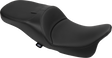 DRAG SPECIALTIES SEATS Extended Reach Freedom Seat - Solar Leather - Smooth Vinyl - FLT/FLH '09-'24 4696E