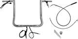 FAT BAGGERS INC. EZ Install Wired Handlebar Kit - 1-1/4" - Flat Top - 16" - Chrome 749016