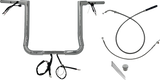 FAT BAGGERS INC. EZ Install Wired Handlebar Kit - 1-1/2" - Flat Top - 16" - Chrome 649016