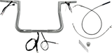 FAT BAGGERS INC. 1-1/4" EZ Install Flat Top Handlebar - 11" - Chrome 749011
