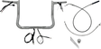 FAT BAGGERS INC. 1-1/4" EZ Install Pointed Top Handlebar - 12" - Chrome 949012