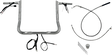 FAT BAGGERS INC. 1-1/4" EZ Install Pointed Top Handlebar - 14" - Chrome 949014
