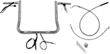 FAT BAGGERS INC. 1-1/4" EZ Install Pointed Top Handlebar - 14" - Chrome 949014