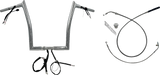 FAT BAGGERS INC. 1-1/4" EZ Install Pointed Top Handlebar - 14" - Chrome 949914