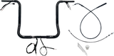 FAT BAGGERS INC. 1-1/4" EZ Install Round Top Handlebar - 16" - Black 939016-B