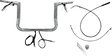 FAT BAGGERS INC. 1-1/2" EZ Install Flat Top Handlebar - 12" - Chrome 649012