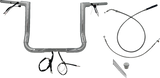 FAT BAGGERS INC. 1-1/2" EZ Install Flat Top Handlebar - 14" - Chrome 649014