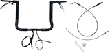 FAT BAGGERS INC. 1-1/2" EZ Install Flat Top Handlebar - 14" - Black 649014-B