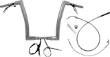 FAT BAGGERS INC. 1-1/2" EZ Install Flat Top Handlebar - 14" - Chrome 649914