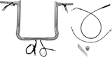 FAT BAGGERS INC. EZ Install Wired Handlebar Kit - 1-1/2" - Pointed Top - 16" - Chrome 849016