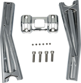 KODLIN USA Ascent Pro Risers - Pullback - 10" - Chrome KUS55134
