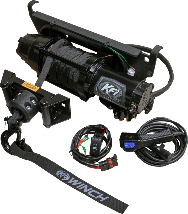 KFI PRODUCTS Plug-N-Play Synthetic Winch - 5000 lb - Polaris Ranger ASPR-50