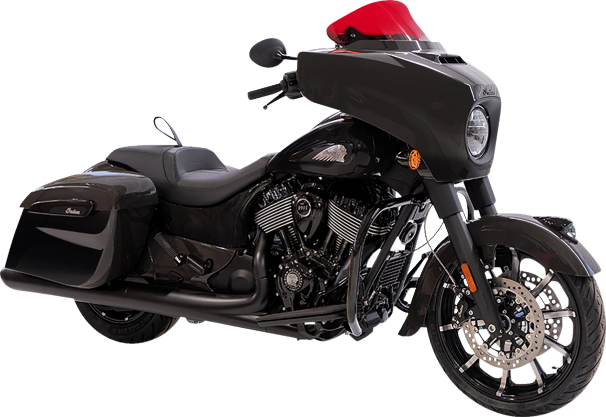 KLOCK WERKS Kolor Flare* Windshield - 10" - Red KWW-04-0636