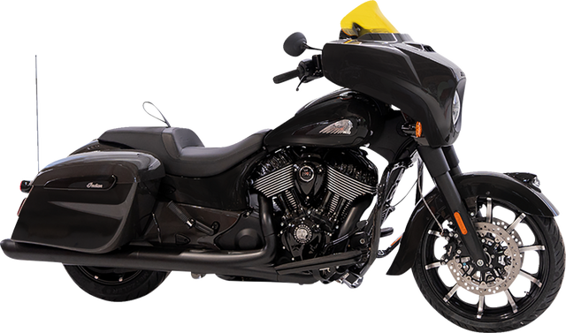 KLOCK WERKS Kolor Flare* Windshield - 10" - Yellow KWW-04-0638